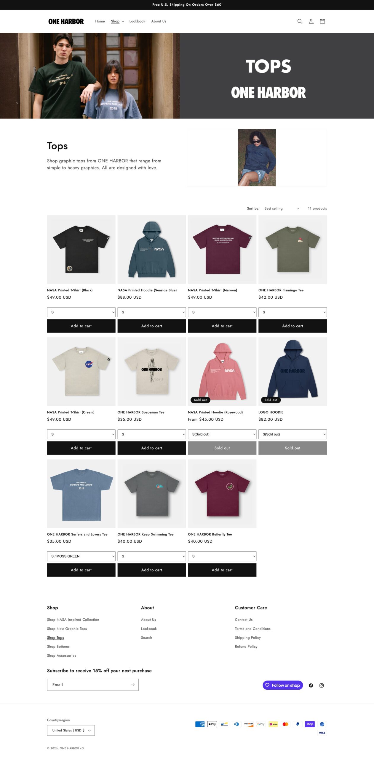 High converting product collection page for Shopify